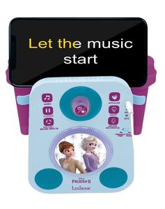 Колонка для караоке Frozen с двумя микрофонами и световыми и звуковыми эффектами K140Fz LexiBook