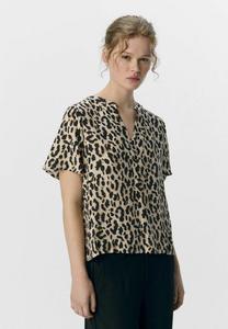 Блуза V-AUSSCHNITT Object, бежевый