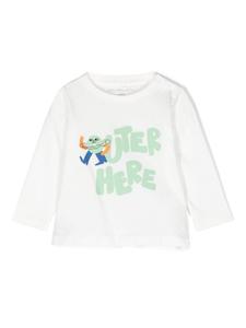 Stella McCartney Kids футболка с графичным принтом, белый