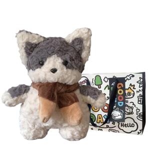 Плюшевая игрушка Princess lovers, Gray Scarf Puppy [Color Box Style]