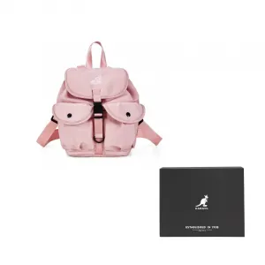 KANGOL Тканевый рюкзак для поездок на работу повседневный спортивный унисекс большого размера ледниково-голубой/персиково-розовый/черный/хаки/защитно-зеленый, Peach Pink (Small Size)