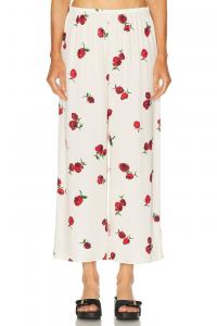 Mindy Брюки Khaite, Raspberry & Cream