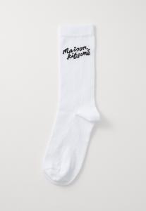Носки HANDWRITING SOCKS UNISEX Maison Kitsuné, белый