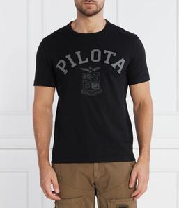 Футболка Aeronautica Militare Pilota, черный