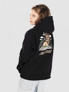 Толстовка Santa Cruz Screaming Grizzly Kids Hoodie, black