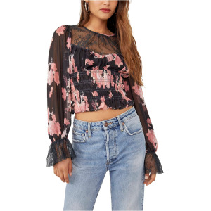 Блуза Free People Daphne Blouse, цвет Midnight Combo