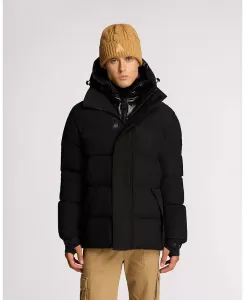 Мужская утепленная куртка Virterre Expedition с контрастным двойным капюшоном Alpenhaus, черный