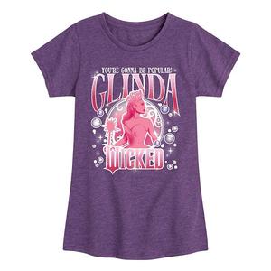 Футболка Wicked Glinda You're Gonna Be Popular для девочек 7-16 лет Licensed Character, Heather Purple