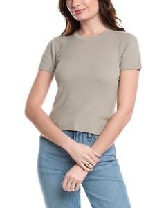 Футболка James Perse из эластичной льняной смеси, серый