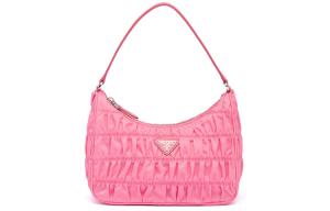PRADA Сумка женская мини на одно плечо из кожи Saffiano розовая