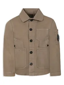 Куртка с логотипом CP Company Kids C.P. Company Kids, нейтральный