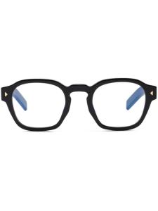 Очки в круглой оправе Prada Eyewear, черный
