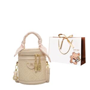 Little Bear Attachment/ERANGBEAR Женская сумка через плечо, Розовый