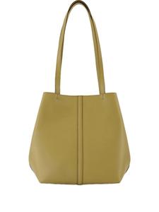 Большая сумка-тоут Vanessa Bruno из телячьей кожи, зеленый