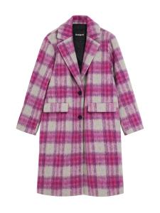 Межсезонное пальто Desigual Between-Seasons Coat, цвет pink/rose