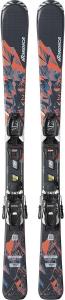 Детские горные лыжи Nordica Team AM с креплениями JR FDT, One Color