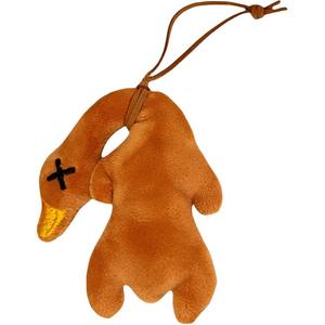 Меняющий цвет плюшевый брелок "Жареная утка" высота 8,5 см JOY FUER, коричневый