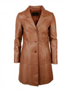 Кожаная куртка JCC Ledermantel IK14-2, коричневый