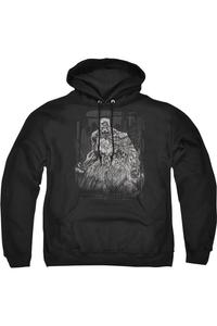Толстовка с капюшоном Batman Pencilled Rain для взрослых Gildan, черный