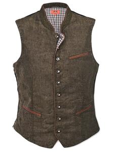 MADDOX Жилет OLIVER оливкового цвета