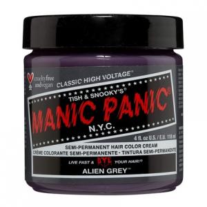 Краска для волос Alien Grey, не тестируется на животных, веганская, 118 мл Manic Panic