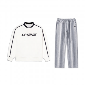 Li-Ning Casual Sportswear Unisex белый + светло-серый