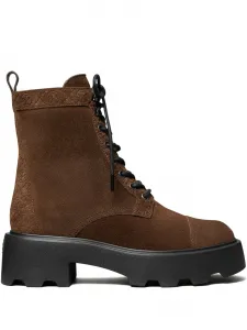 Ботильоны с монограммой T 65 Tory Burch, коричневый