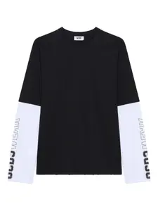 Футболка с длинными рукавами GCDS, черный