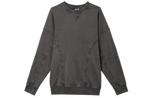 Футболка с рукавом дроп-шип мужская agate gray GYMSHARK, серый