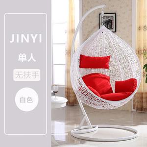 Quanpinwu Кресло-качалка из ротанга single white classic style, без подлокотников