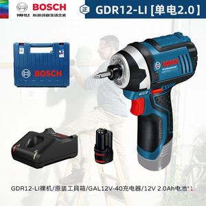 Дрель-шуруповерт Bosch GDR12V-Li + аккумулятор 12V/2.0Ah, зарядное устройство