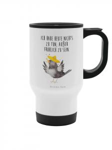 Mr. & Mrs. Panda Термокружка White Rabe Sombrero с надписью