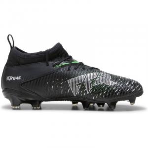Футбольные бутсы для газона Future 8 Match FG/AG JR Puma, цвет puma black-puma silver-fluo green