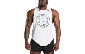 GYMSHARK Мужская белая майка Tank