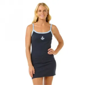 Платье Rip Curl Las Dalias Rib sleeveless short, синий