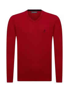 Свитер с v-образным вырезом Jacey Quinn Sweater, бордо