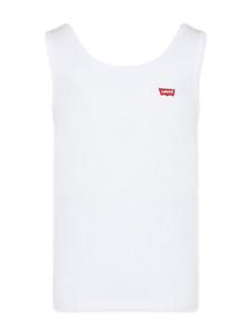 Levi's Kids топ в рубчик с вышитым логотипом, белый