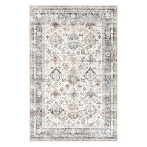 Ковер Bex с эффектом выцветания, устойчивый к проливам, можно стирать в стиральной машине Nuloom, 77x244 см