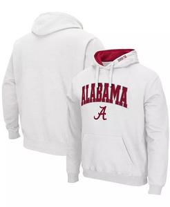 Мужская толстовка с капюшоном Alabama Crimson Tide Arch and Logo 3.0 Colosseum, белый