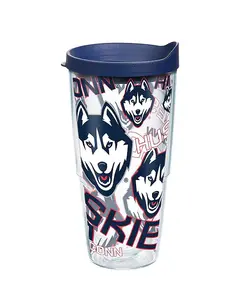 Uconn huskies, классический стакан, 24 унции Tervis Tumbler, blue