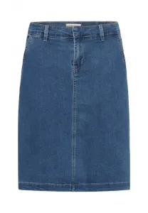 Юбка а-силуэта crvisti Cream, Indigo Blue Denim