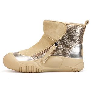 Утепленные высокие короткие ботинки для женщин Joy&Mario, Apricot