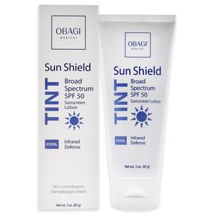 Солнцезащитный крем Sun Shield Tint SPF 50 - Cool от Obagi, для мужчин и женщин - 85 мл, прозрачный