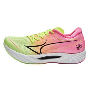 HEALTH Кроссовки для бега с низким верхом, амортизирующие, противоскользящие и износостойкие, с карбоновой пластиной, унисекс, зеленые, розовые