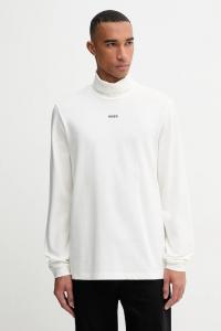 Хлопковый лонгслив Hugo, белый