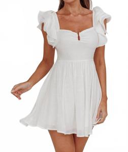 Безупречное платье с капюшоном в белом цвете One and Only Collective