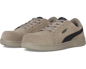 Ботинки PUMA Safety Iconic Suede Low EH, цвет Stone