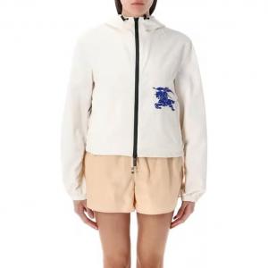 Burberry Принтованный худи с кулиской, White