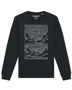 Свитер Watapparel Sweatshirt Mountains, черный