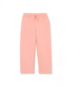 Широкие трикотажные брюки для девочек Lands' End, оранжевый